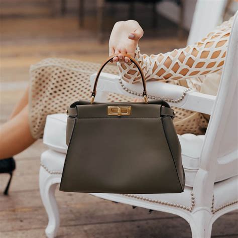 fendi peekaboo coccodrillo|fendi peekaboo leather bag.